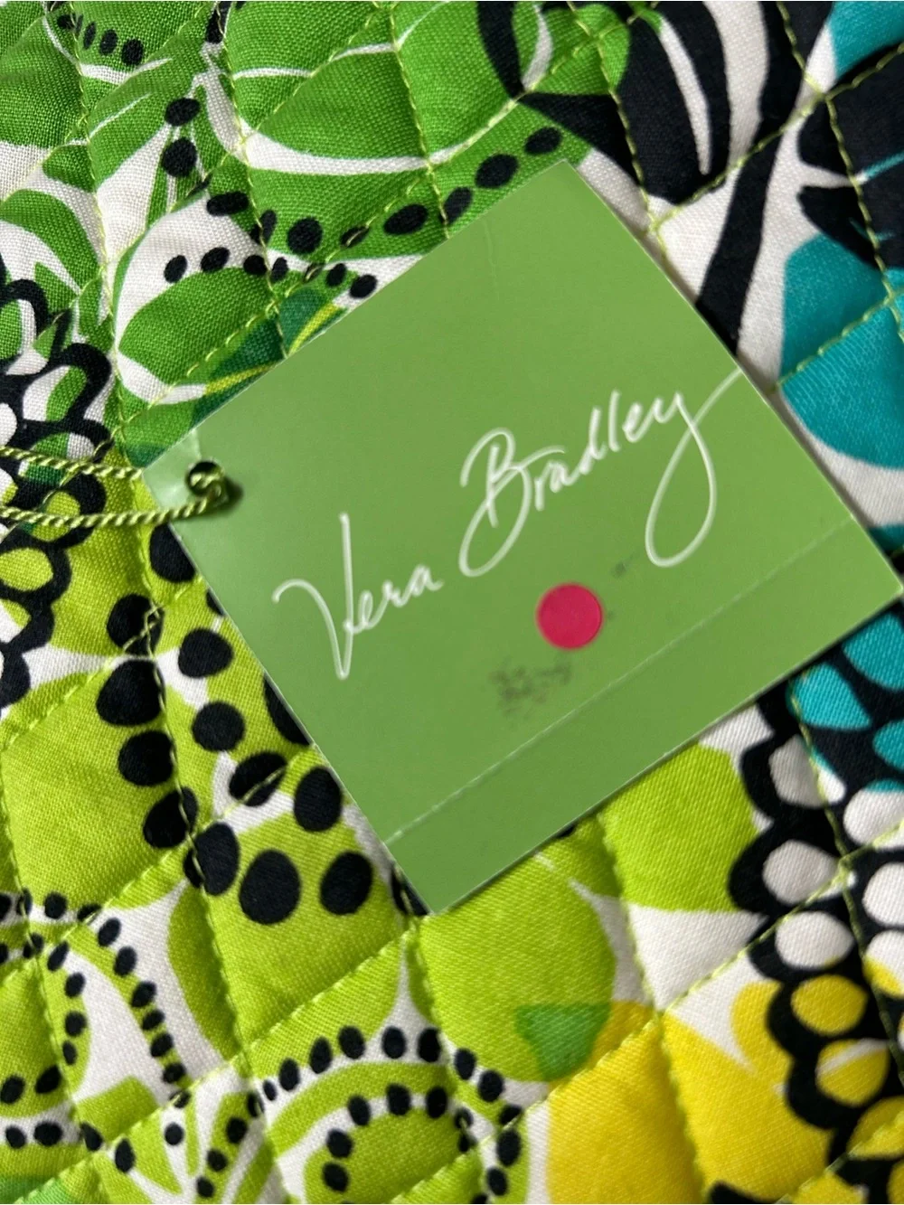 Vera Bradley “Lime’s Up” Quilted PC case